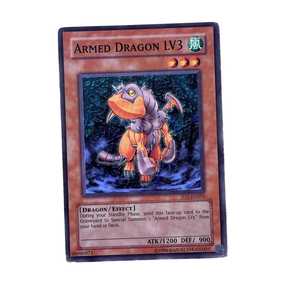 Yu-Gi-Oh! Trading Card‎ Game Orange Armed Dragon LV3 SD1-EN005 1st Ed